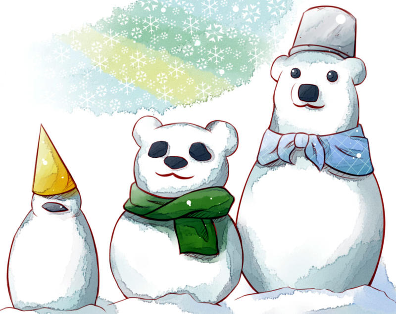 Polar Bear Cafe | Merry Christmas