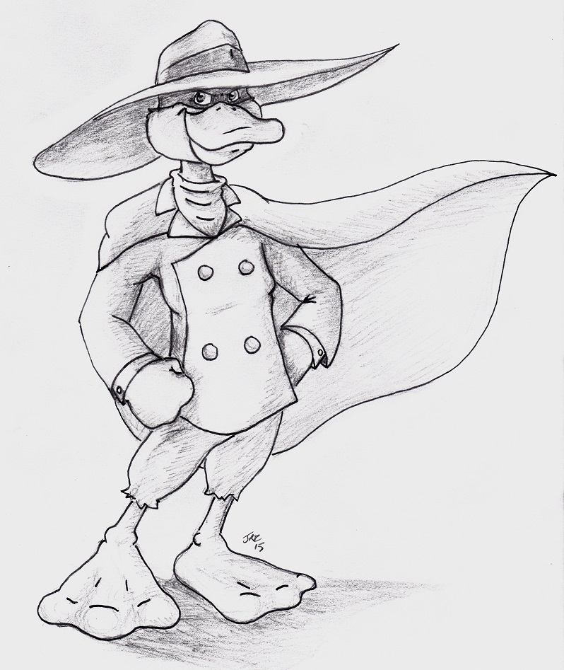 Darkwing Duck: 'Get my good side here!'