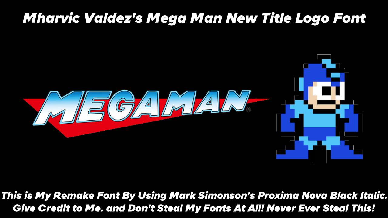 Mega Man Title Logo Font by MharvicTheDevanter on DeviantArt