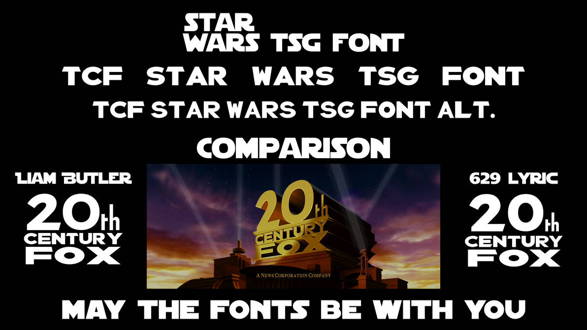 TCF Star Wars TSG Fonts by MharvicTheDevanter on DeviantArt
