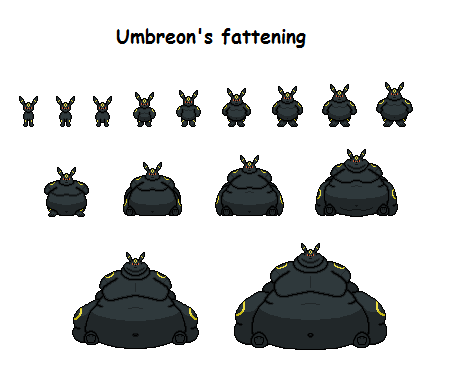 Umbreon's fattening