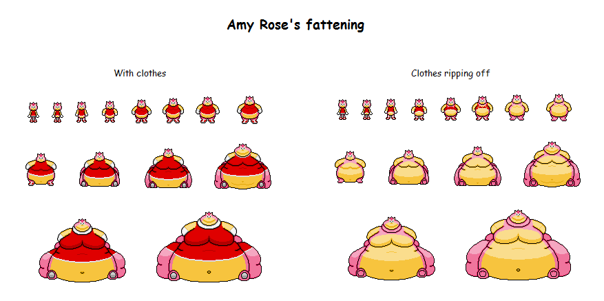 Amy Rose's fattening