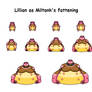 Lilian as Miltank's fattening