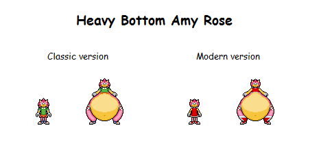 Heavy Bottom Amy Rose