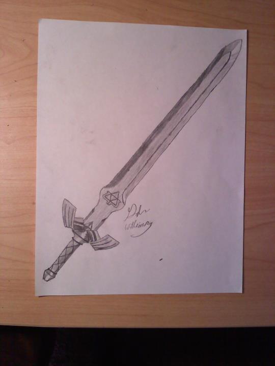 Zelda Master Sword Drawing