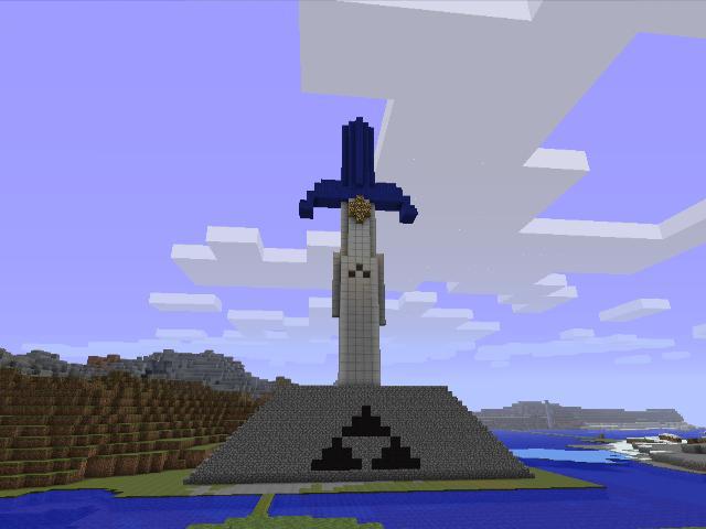 Minecraft Master Sword Statue By Legomaniac525 On Deviantart