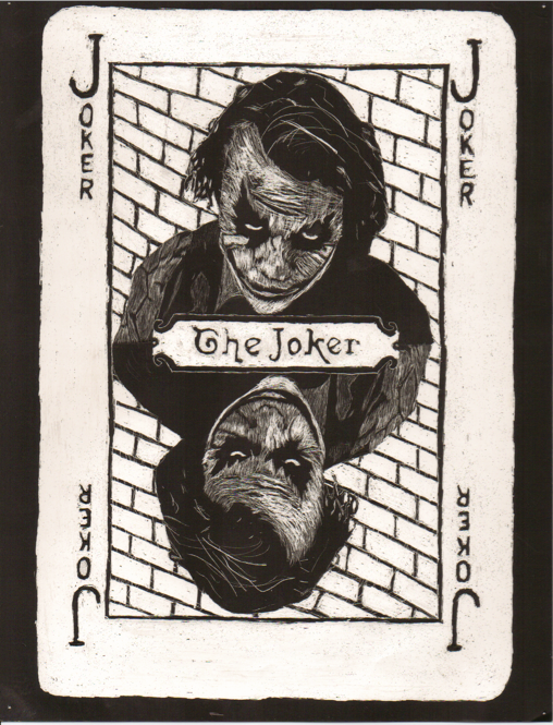 My Joker Card Scratch Art