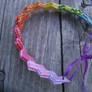 Rainbow Candy Wrapper Bracelet