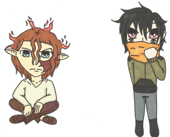 Keychains : Katsu and Koki