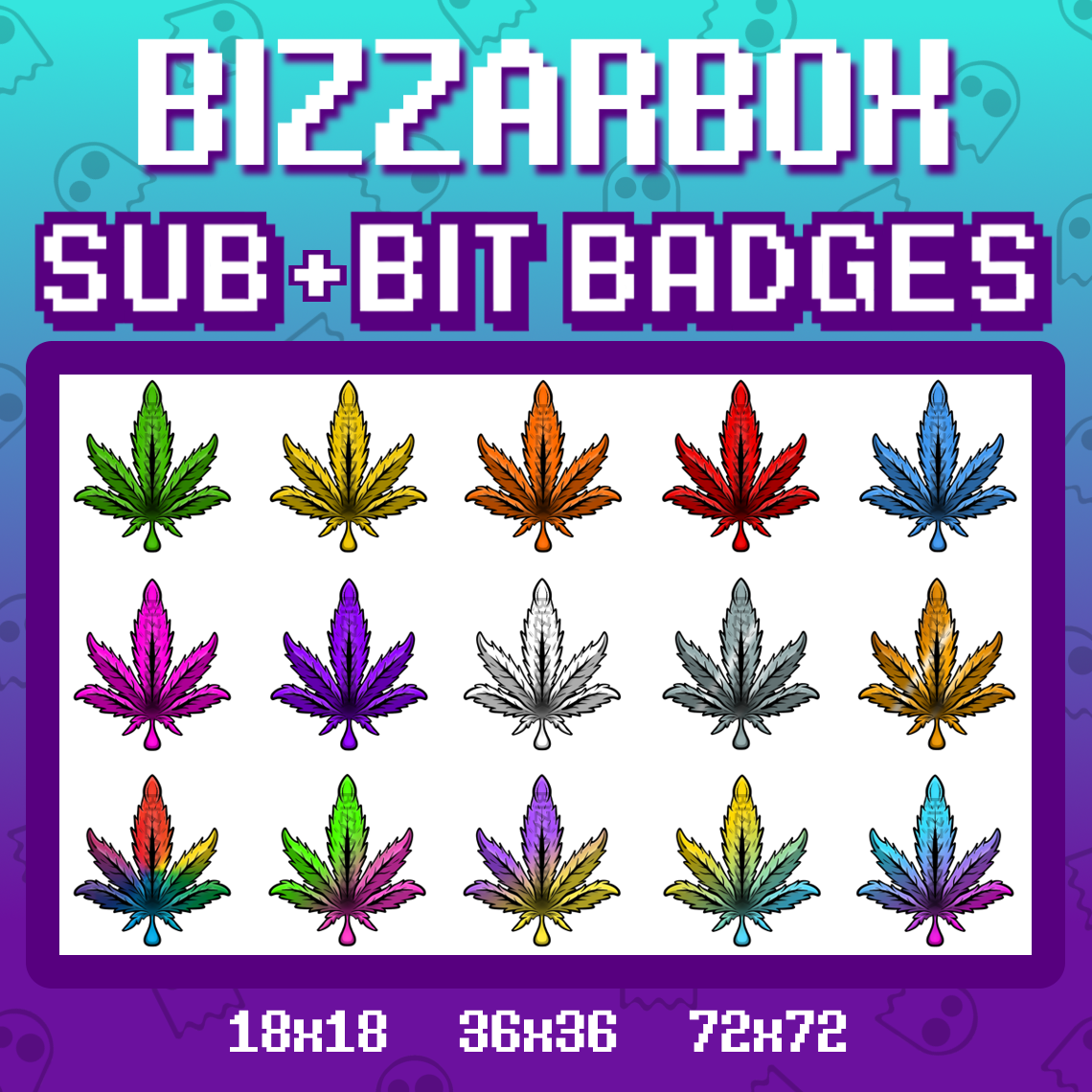 Twitch sub/bit badges // Crystal gem stones