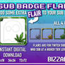 Twitch Sub Badge Flair: 420 Friendly Frames