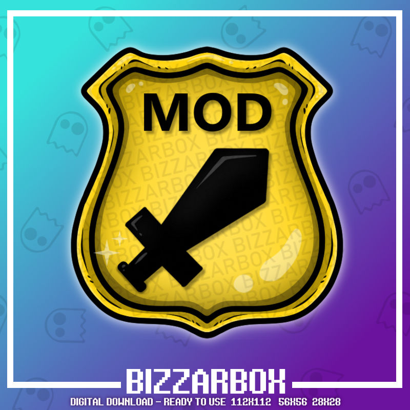 Twitch Emote: Become A Mod by BizzarBox on DeviantArt