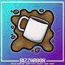 Twitch Channel Point Emote: Hot Coffee Mug Splat