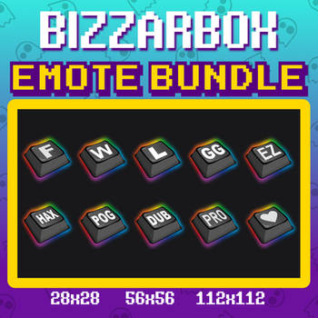 Twitch Emote Bundle: Keyboard Keys