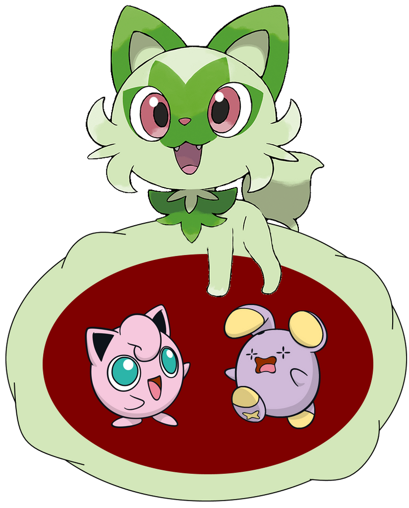 Sprigatito Eats Whismur And Jigglypuff by CorpraySuperIsBack on DeviantArt