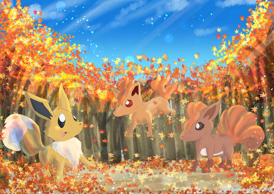 Deviantart Fall Autumn Outing Request by AnythingRedFox on DeviantArt