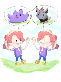 Pokemon Pokopia Ditto and Zorua