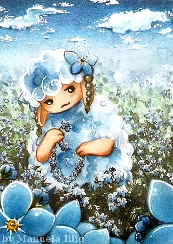 Forget-me-not-sheep