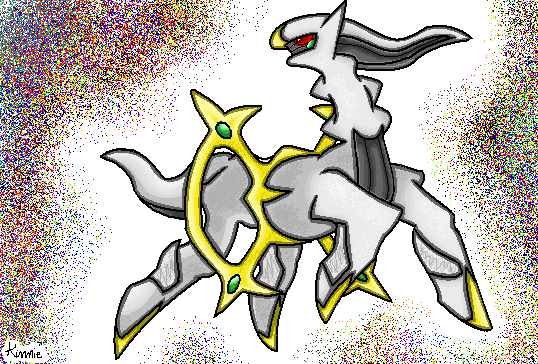 Arceus: MS Paint