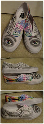 Mixed Media Shoes