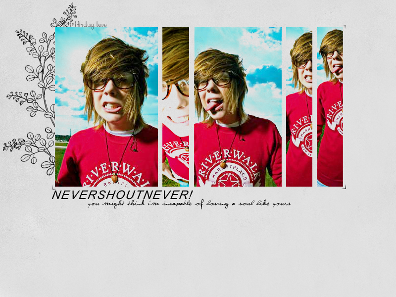 Never Shout Never Your Biggest Fan Lyrics Never Shout Never by fridaylovex on DeviantArt