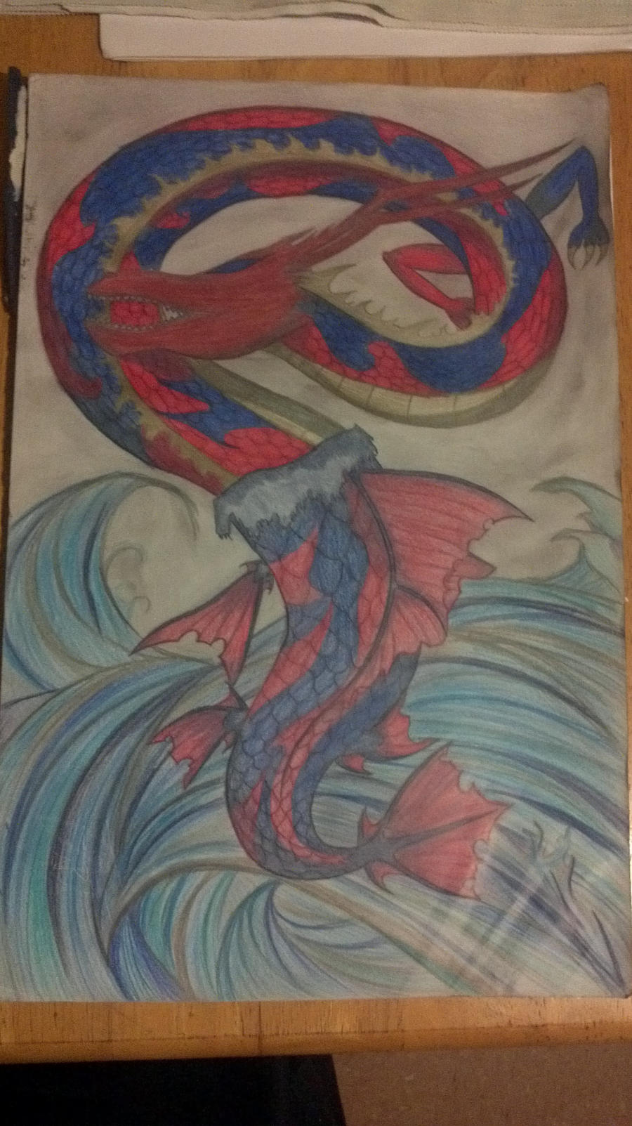 dragon born from koi