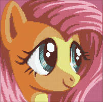 Minecraft - Fluttershy pixel art