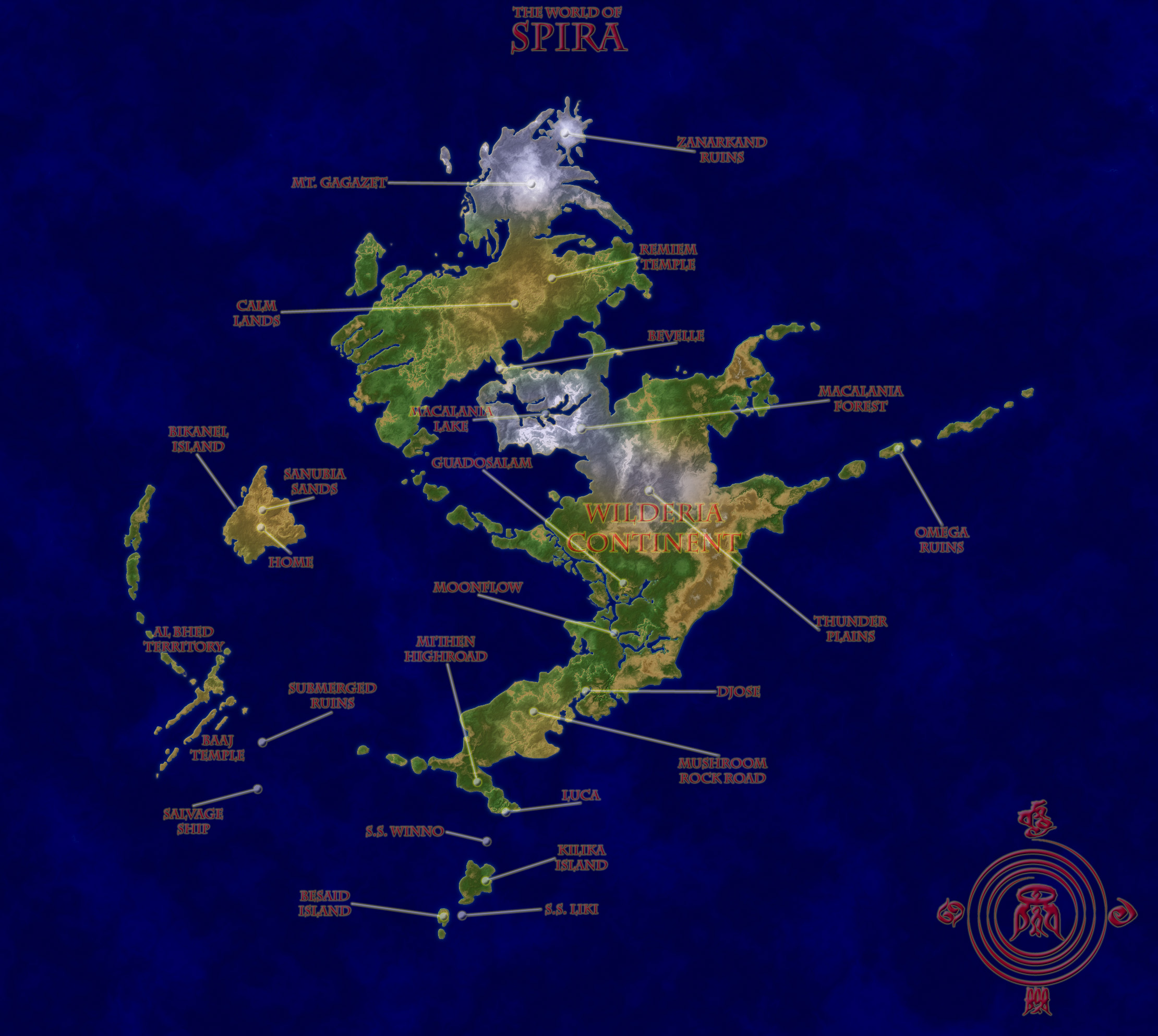 Ffx Map Map of Spira by Zeta-Kai on DeviantArt