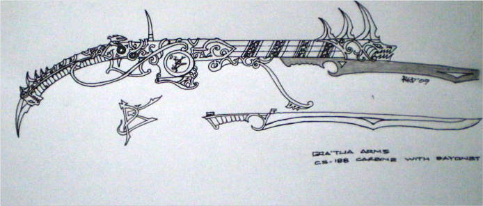 Steampunk carbine concept