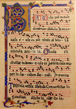 Choir manuscript