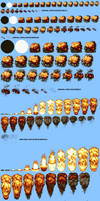Dbz Aura Sprite Sheet by mrsupersonic1671 on DeviantArt