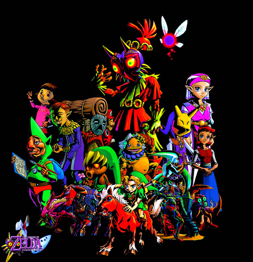 Majora's Mask Characters by Legend-tony980 on DeviantArt