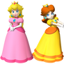 Peach and Daisy