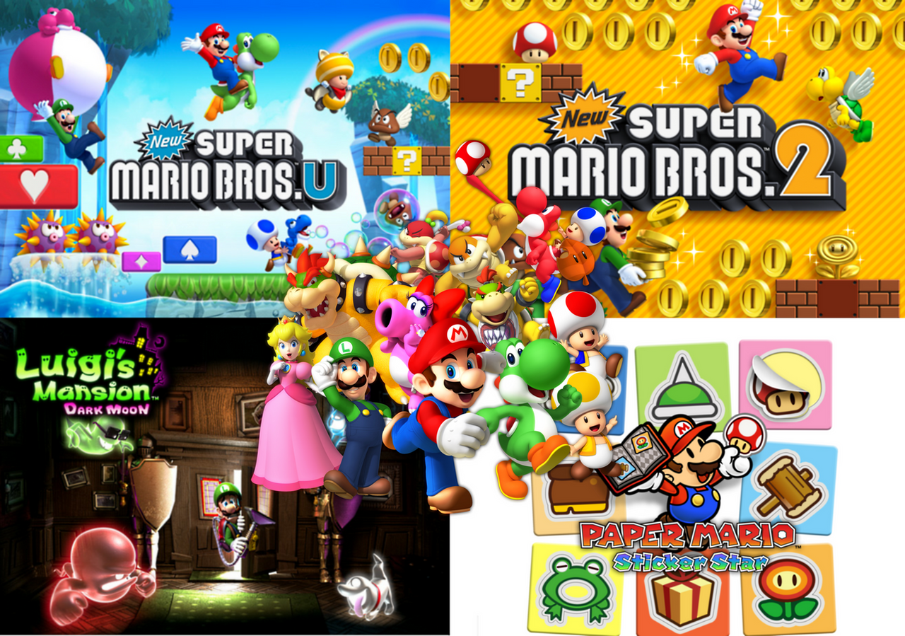E3 2012: Upcoming Mario Games by Legend-tony980