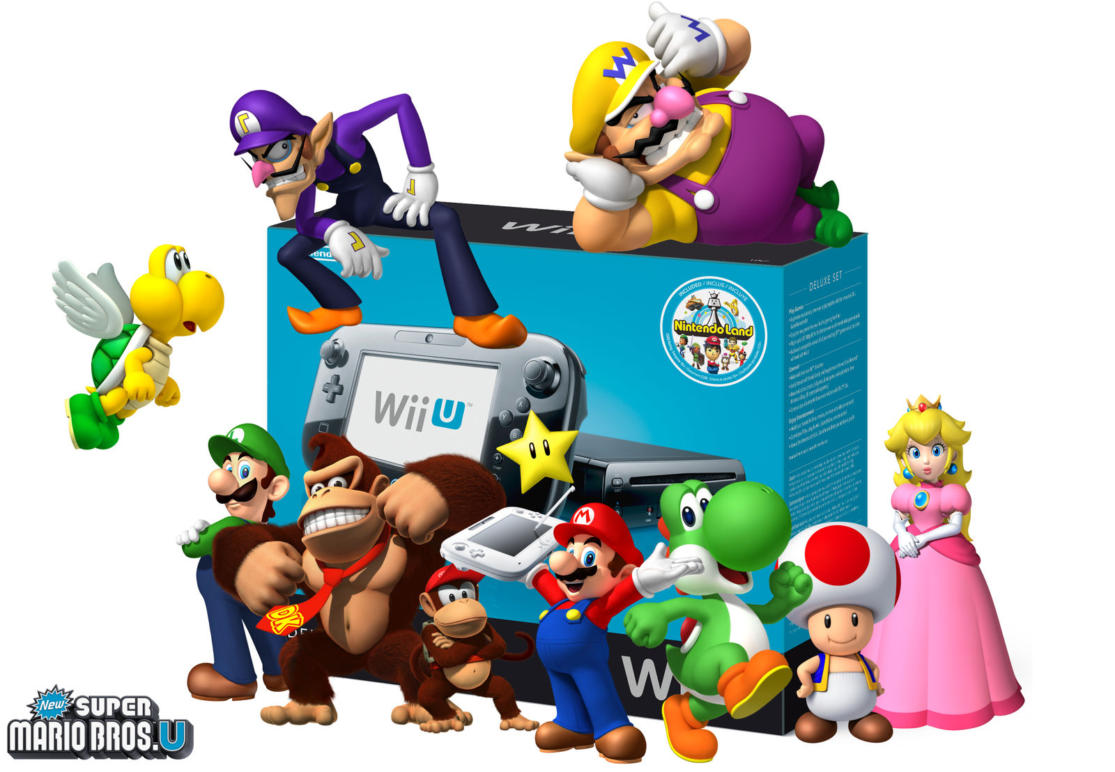 New Super Mario Bros. U: Nintendo Wii U Deluxe Set by Legend-tony980 on  DeviantArt