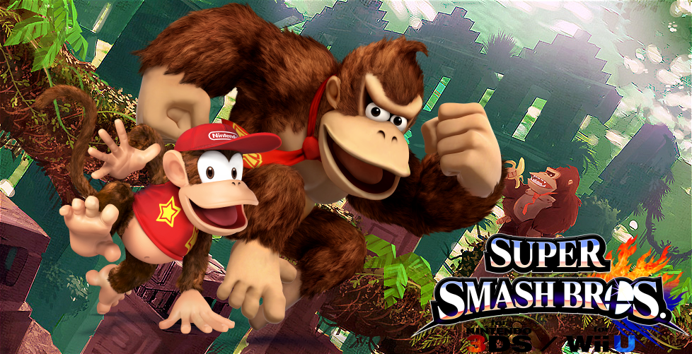 Super Smash Bros. Wii U / 3DS - Donkey and Diddy