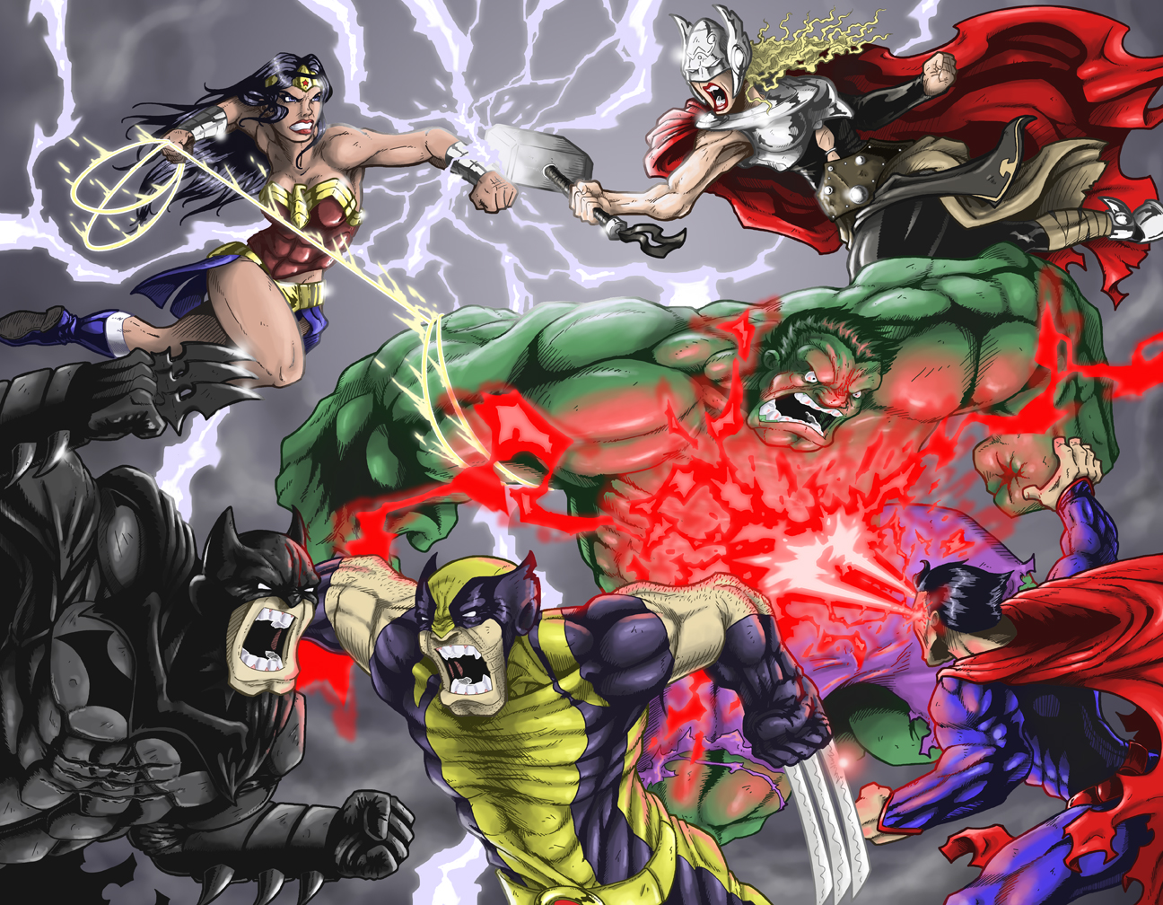 Marvel Vs DC by DanielRoper on DeviantArt
