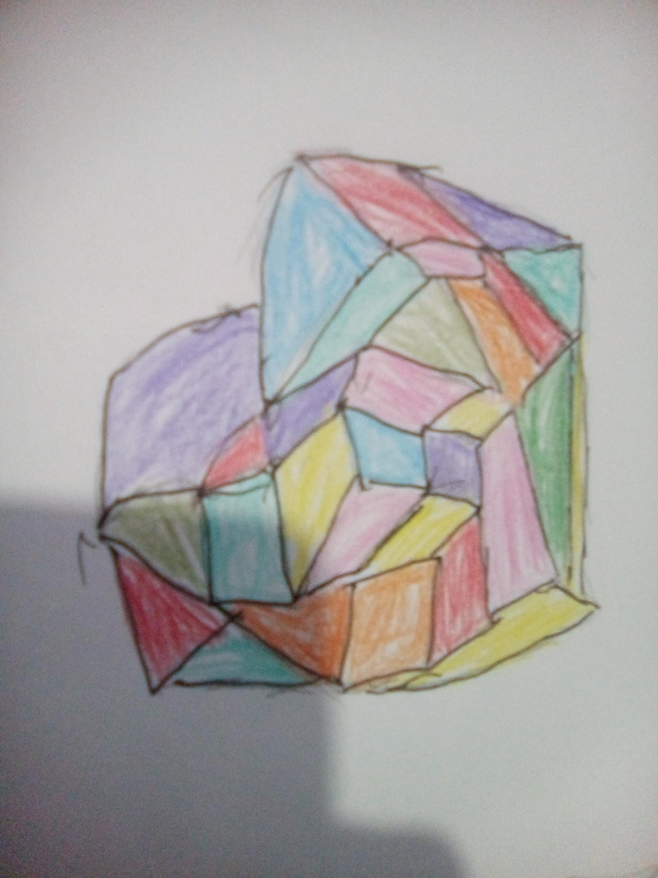 A blocky heart by cocobobatea on DeviantArt