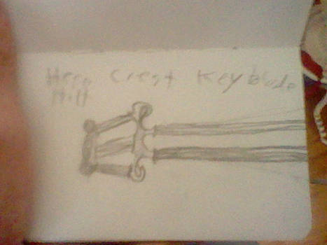 hero crest keyblade hilt part