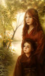 Erina and Reiya Carter by Aliciane