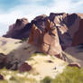 Rocks and Sand - Landscape Study