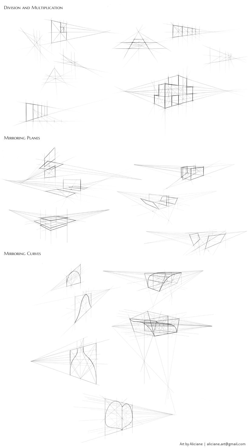 Perspective Reference Practice Perspective Practice - Basics by Aliciane on DeviantArt