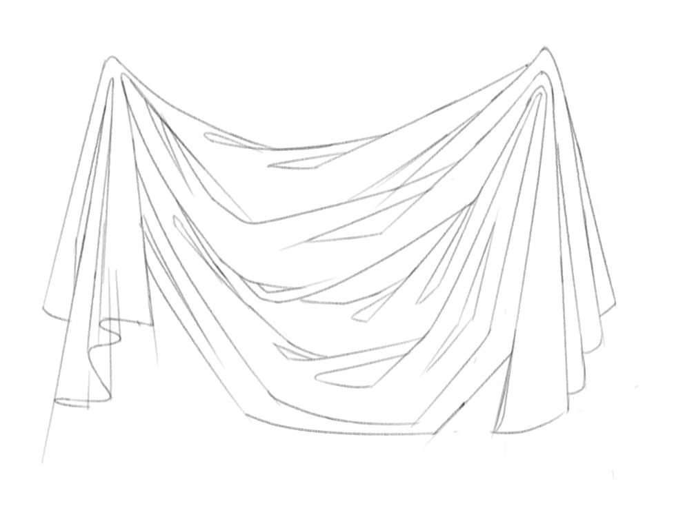 Diaper Fold - Sketch by Aliciane