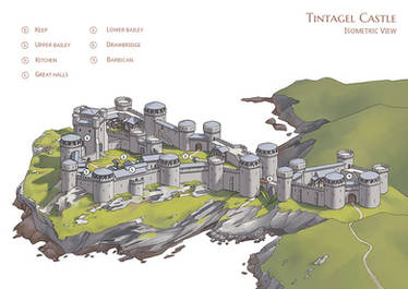 [Morgan le Fay] Tintagel - Isometric View