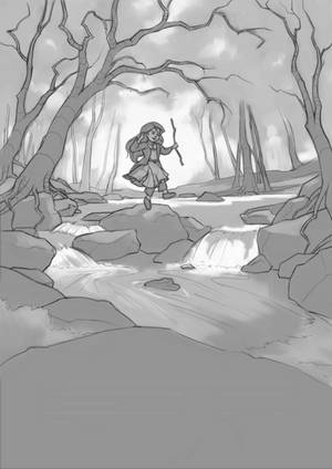 Into the Woods - Sketch by Aliciane