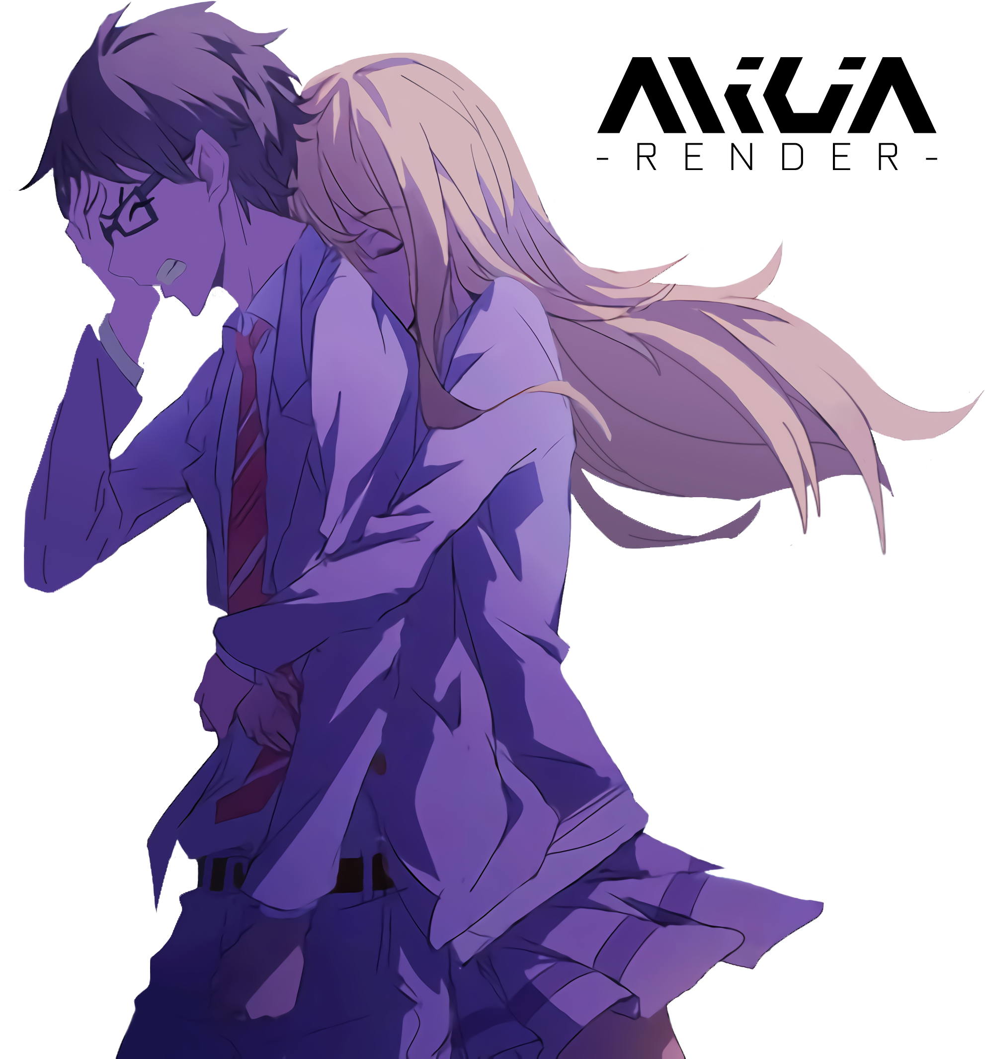 Shigatsu wa Kimi no Uso Kaori Render by AkenoSenpaiRenders on