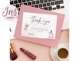 Thank you for order card Design