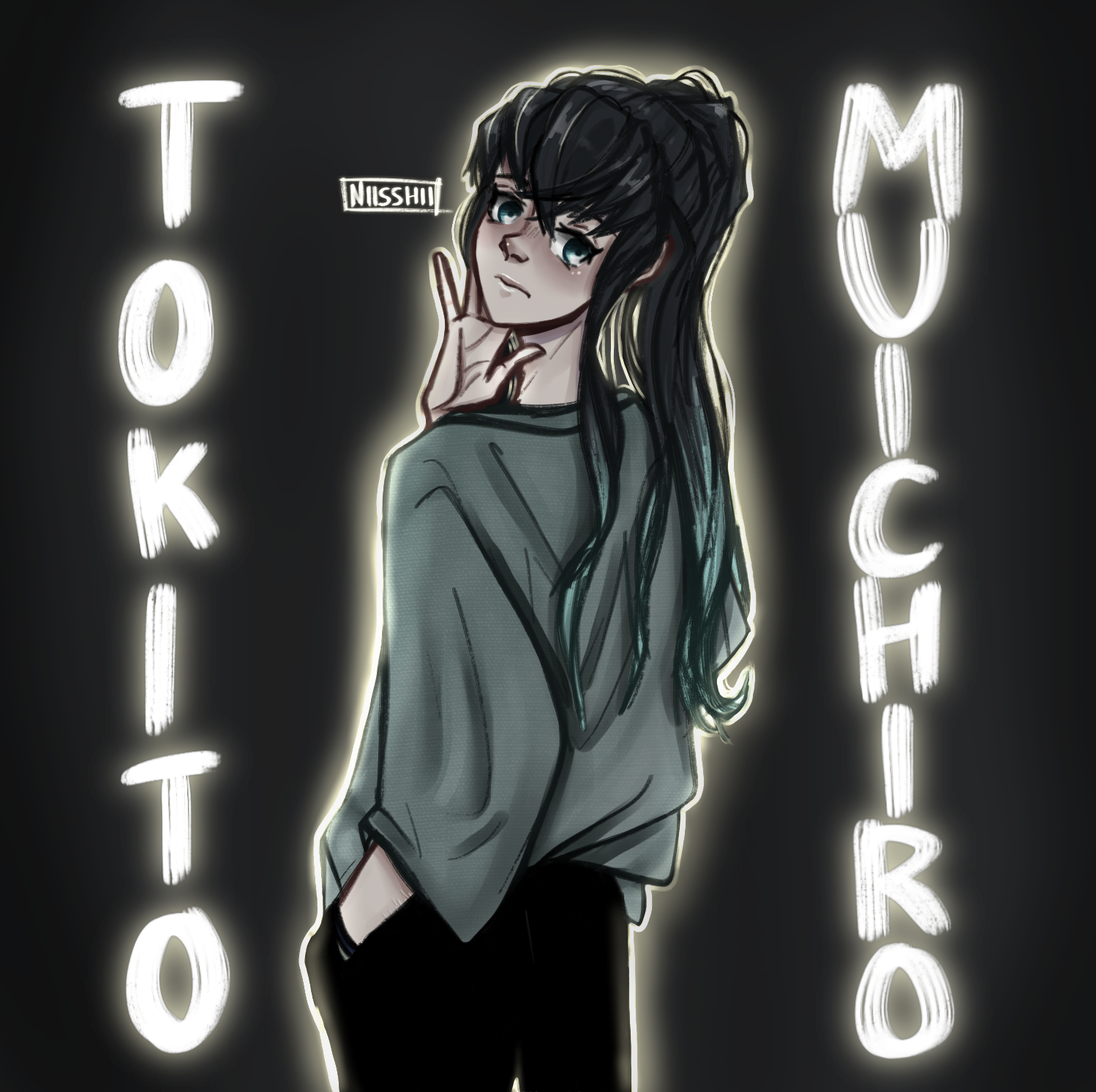 Muichiro Text Modern Muichiro Tokito (ver1) by niisshii on DeviantArt