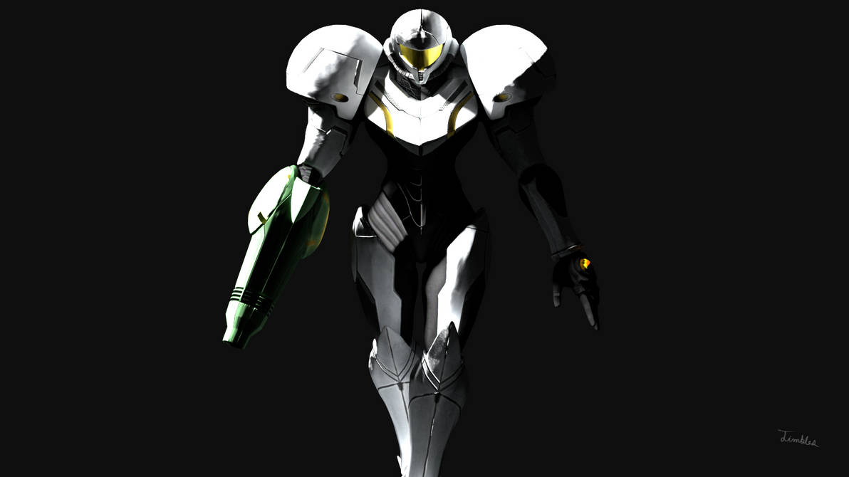 Simple Samus Minimalistic Samus Render by Timbleweebs on DeviantArt