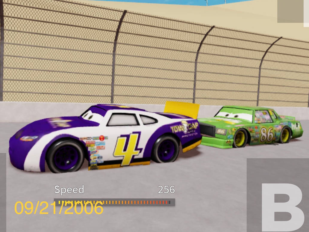 Chick Hicks Racing Behind Tow Cap by brianmatthew46 on DeviantArt